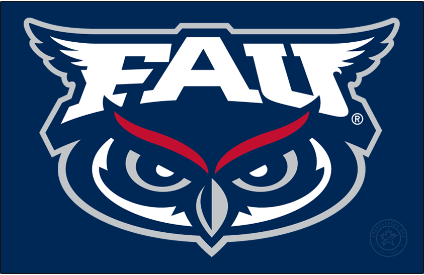 Florida Atlantic Owls 2018-Pres Primary Dark Logo iron on transfers for clothing